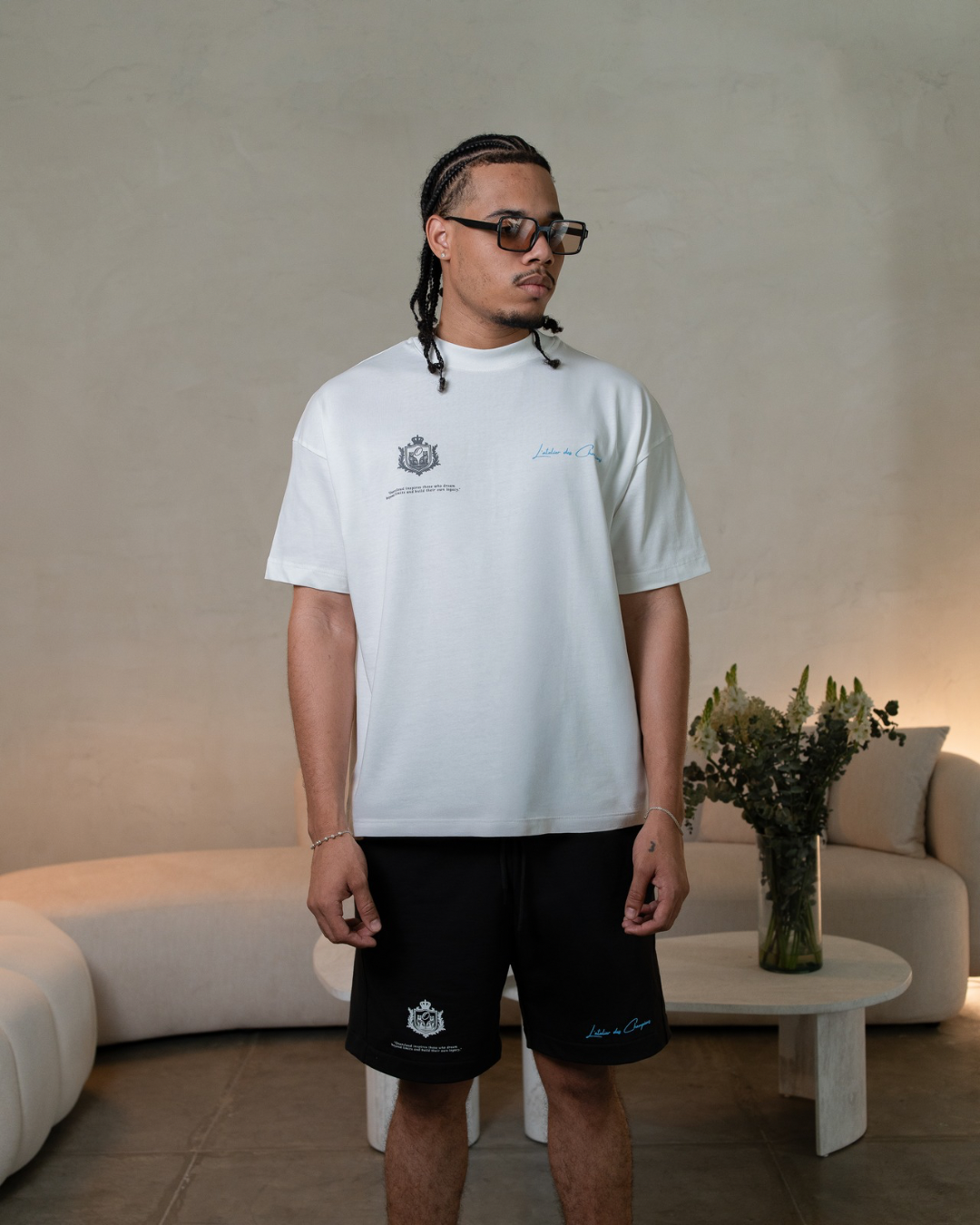 Champions Oversized Tee – Ivory