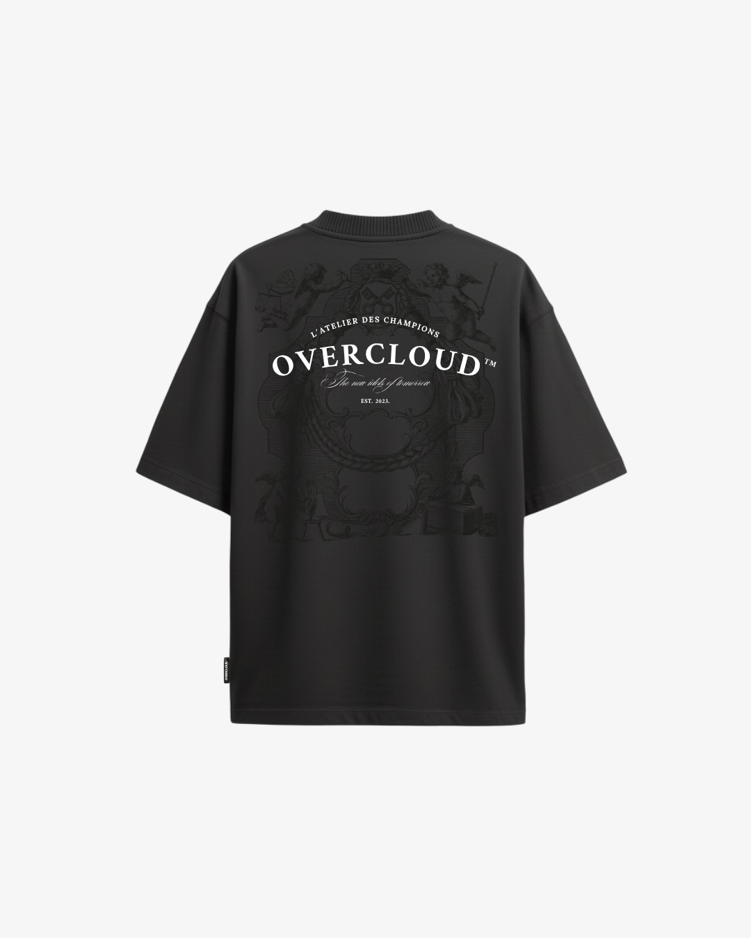 Angels Oversized Tee – Dark Grey