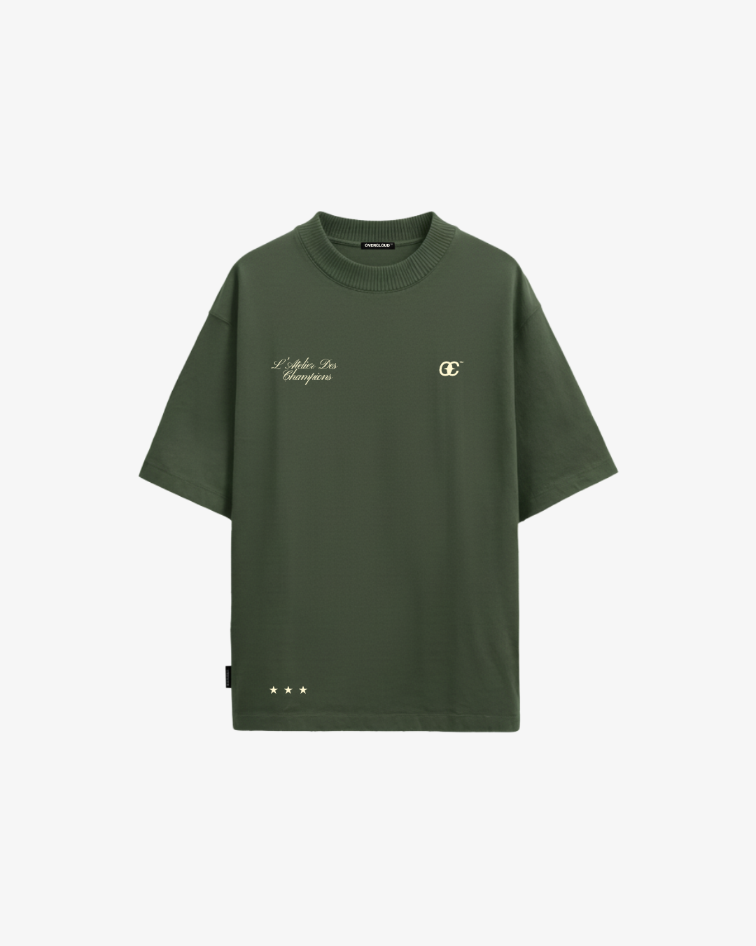 Overcloud Oversized Tee – Army Green