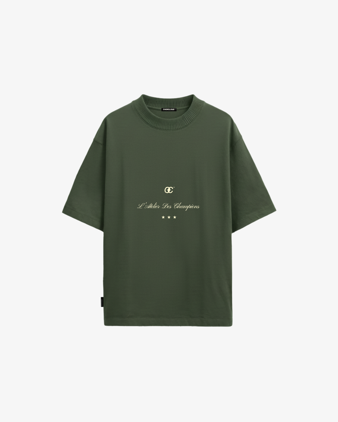 Heritage Oversized Tee – Army Green