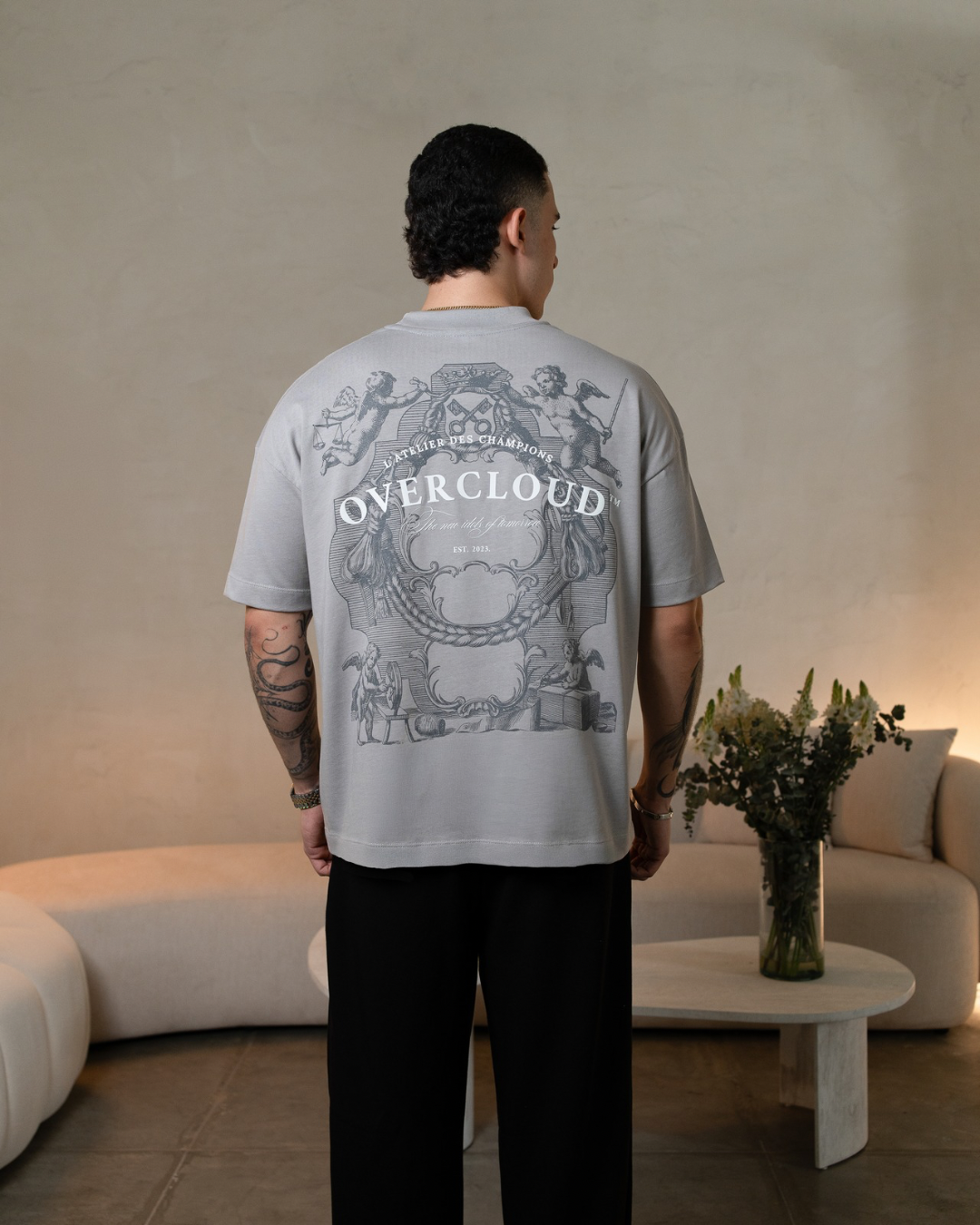 Angels Oversized Tee – Grey