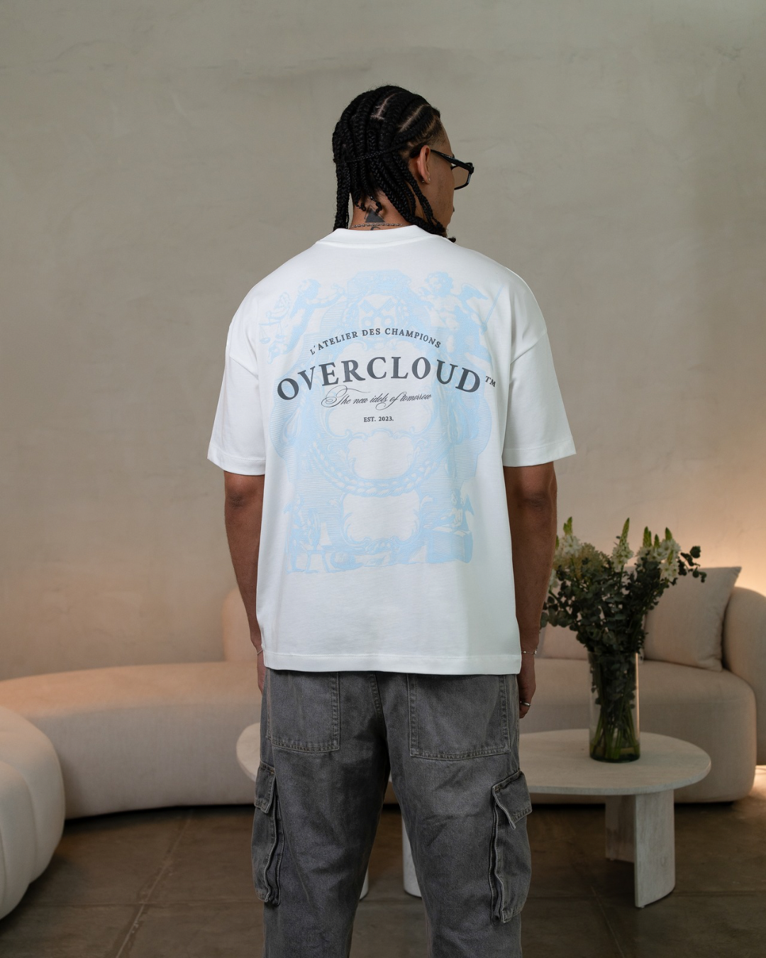 Angels Oversized Tee – Ivory