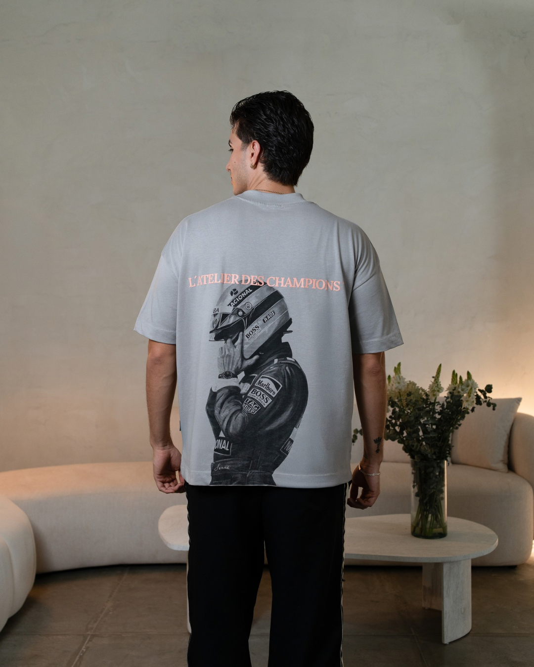 Idol F1 Oversized Tee – Grey