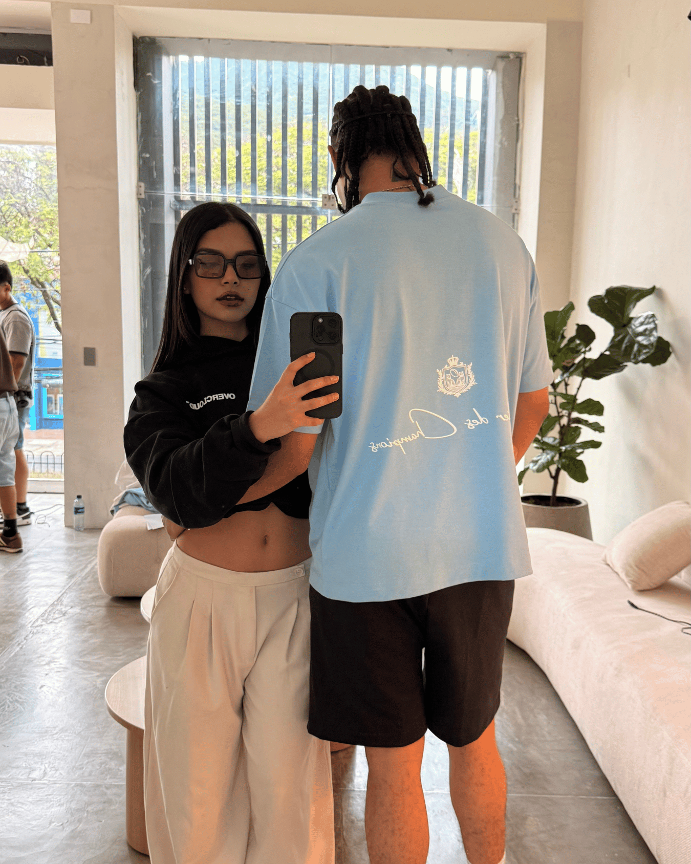 Champions Oversized Tee – Baby Blue