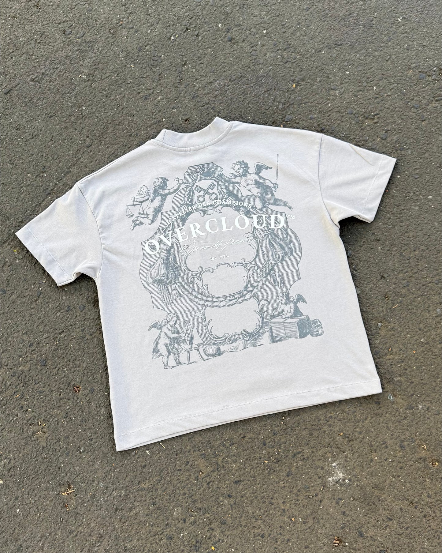 Angels Oversized Tee – Grey