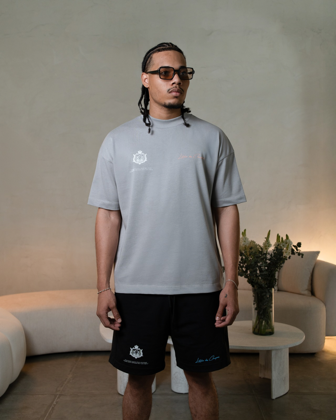 Champions Oversized Tee – Grey