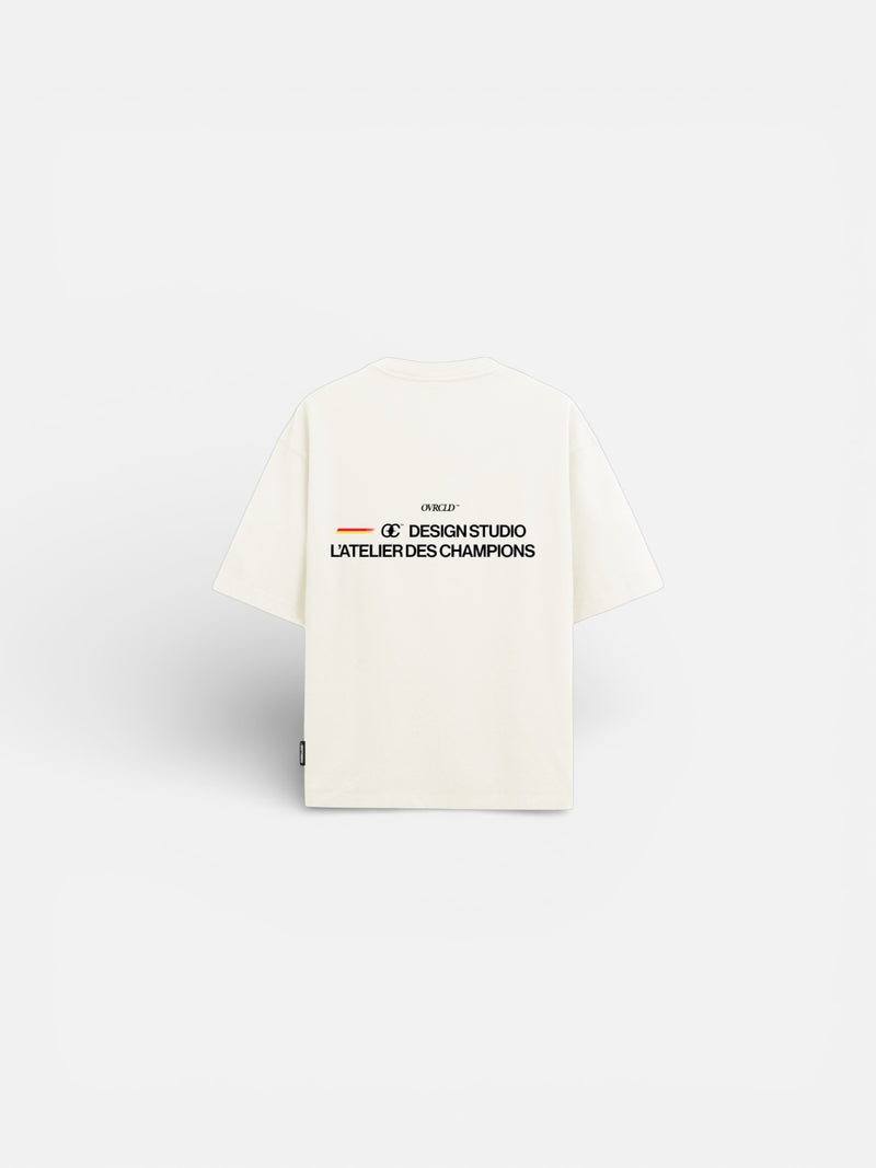 Design Tee Oversized - Ivory