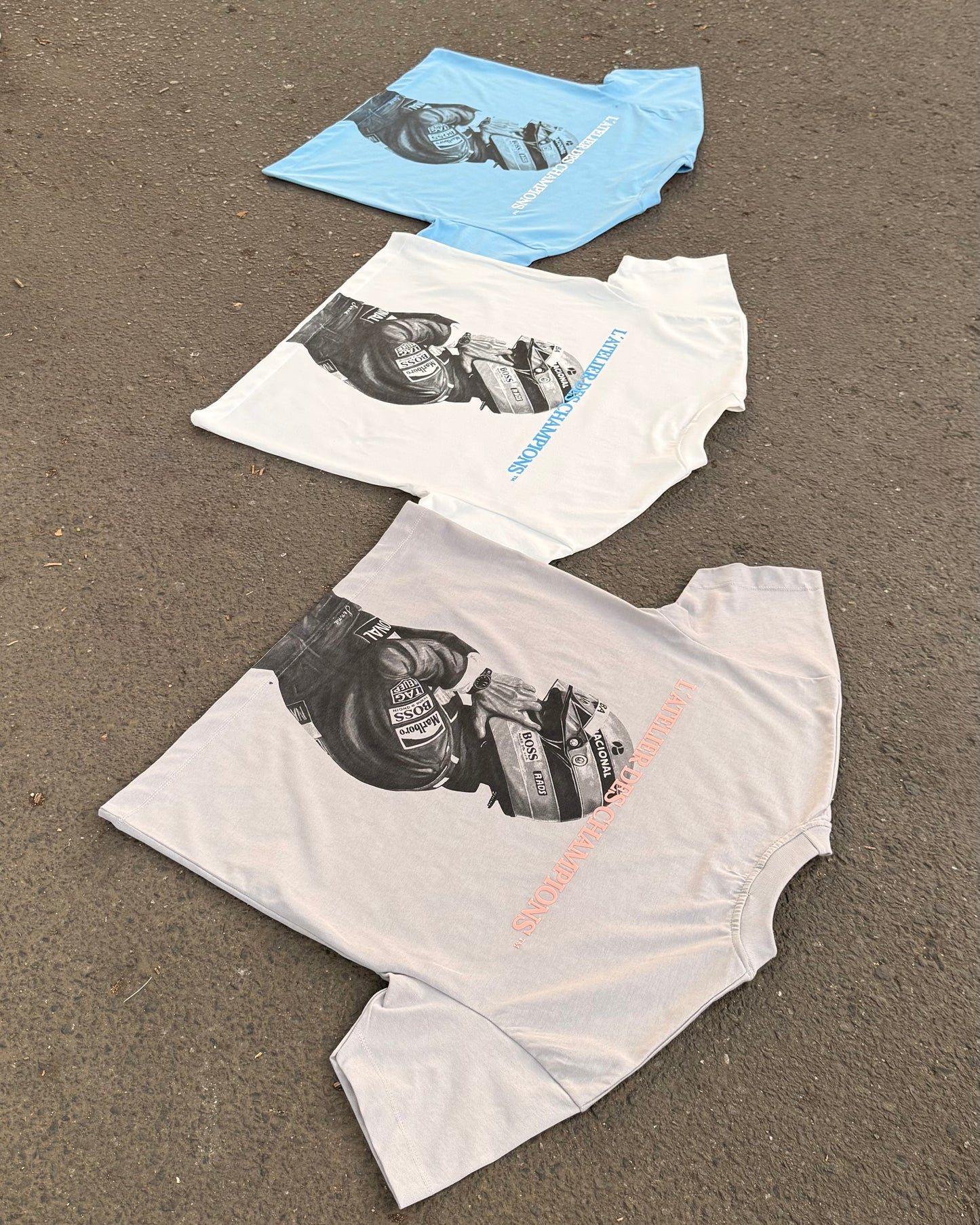 Idol F1 Oversized Tee – Baby Blue