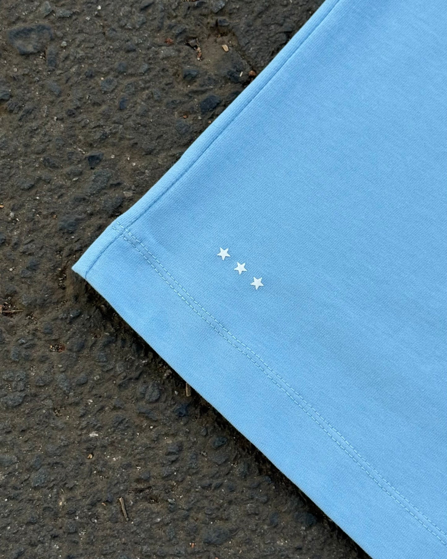 Angels Oversized Tee – Baby blue