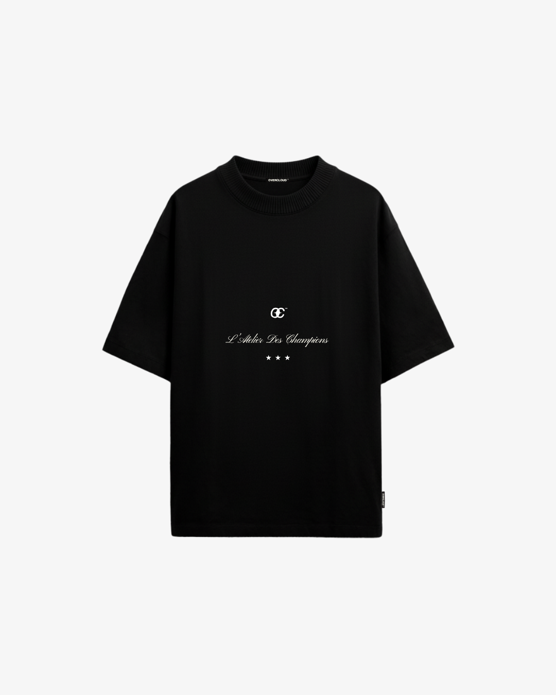 Heritage Oversized Tee – Black