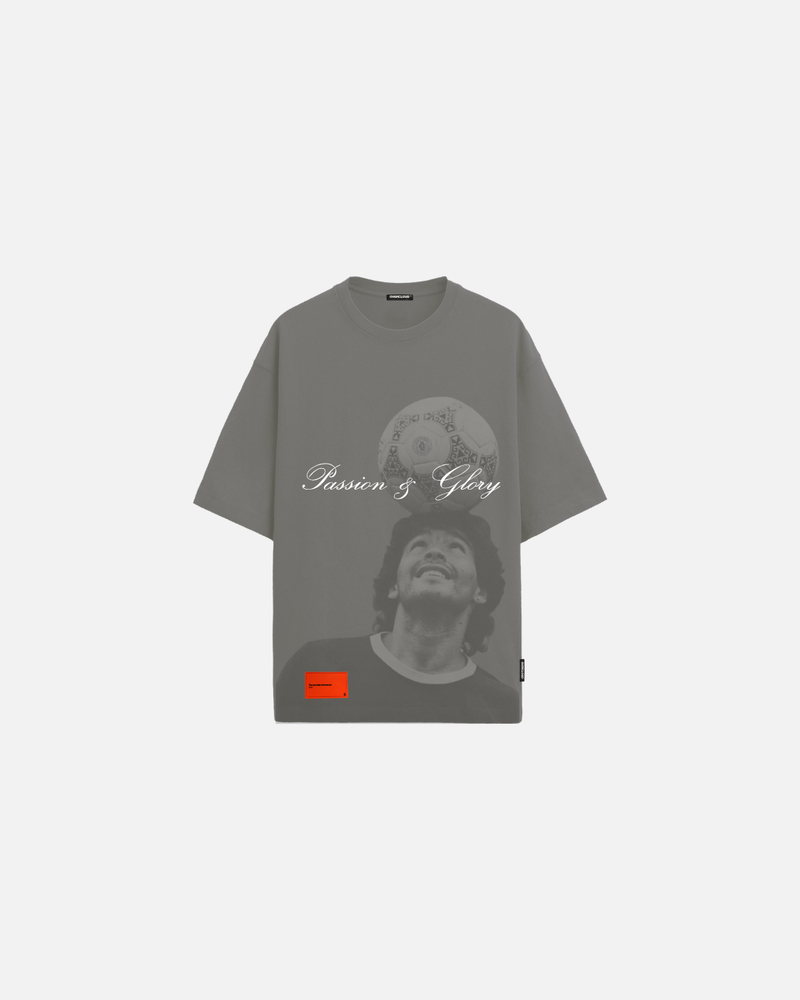 Maradona Tee Oversized - Grey