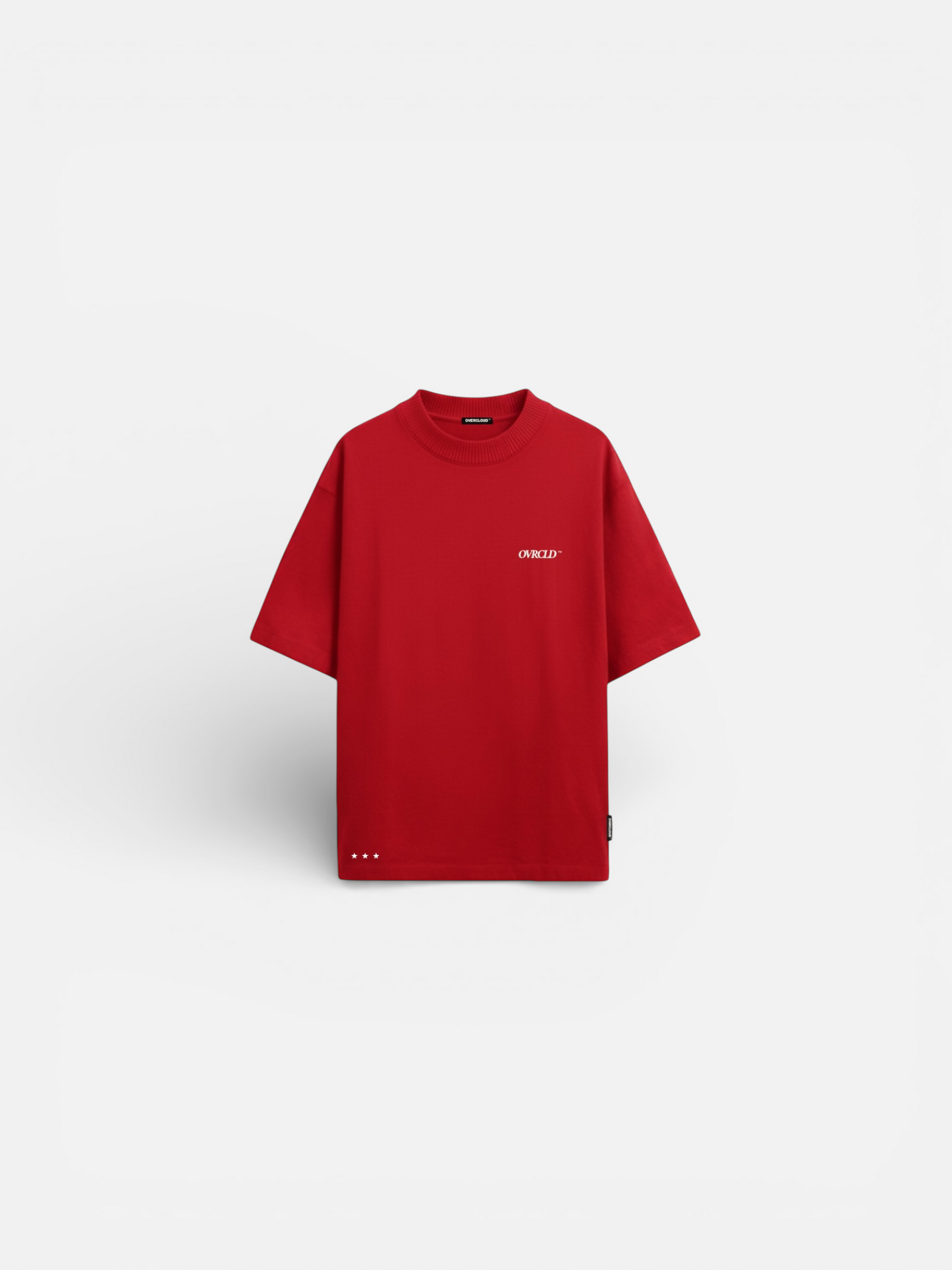 Design Tee Oversized - Red