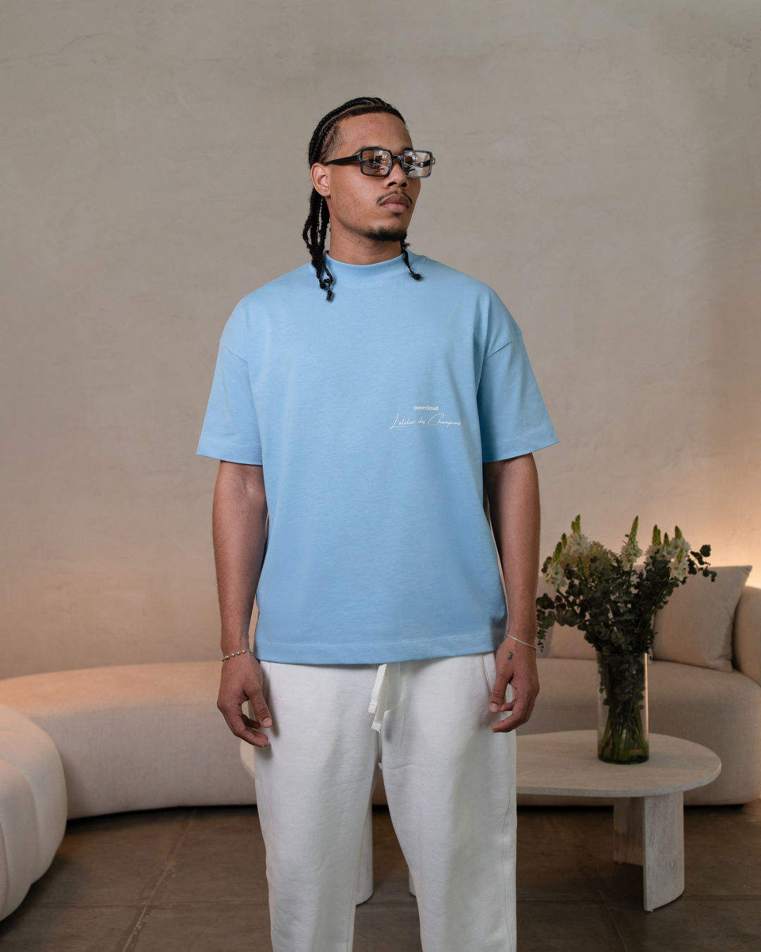 Idol F1 Oversized Tee – Baby Blue
