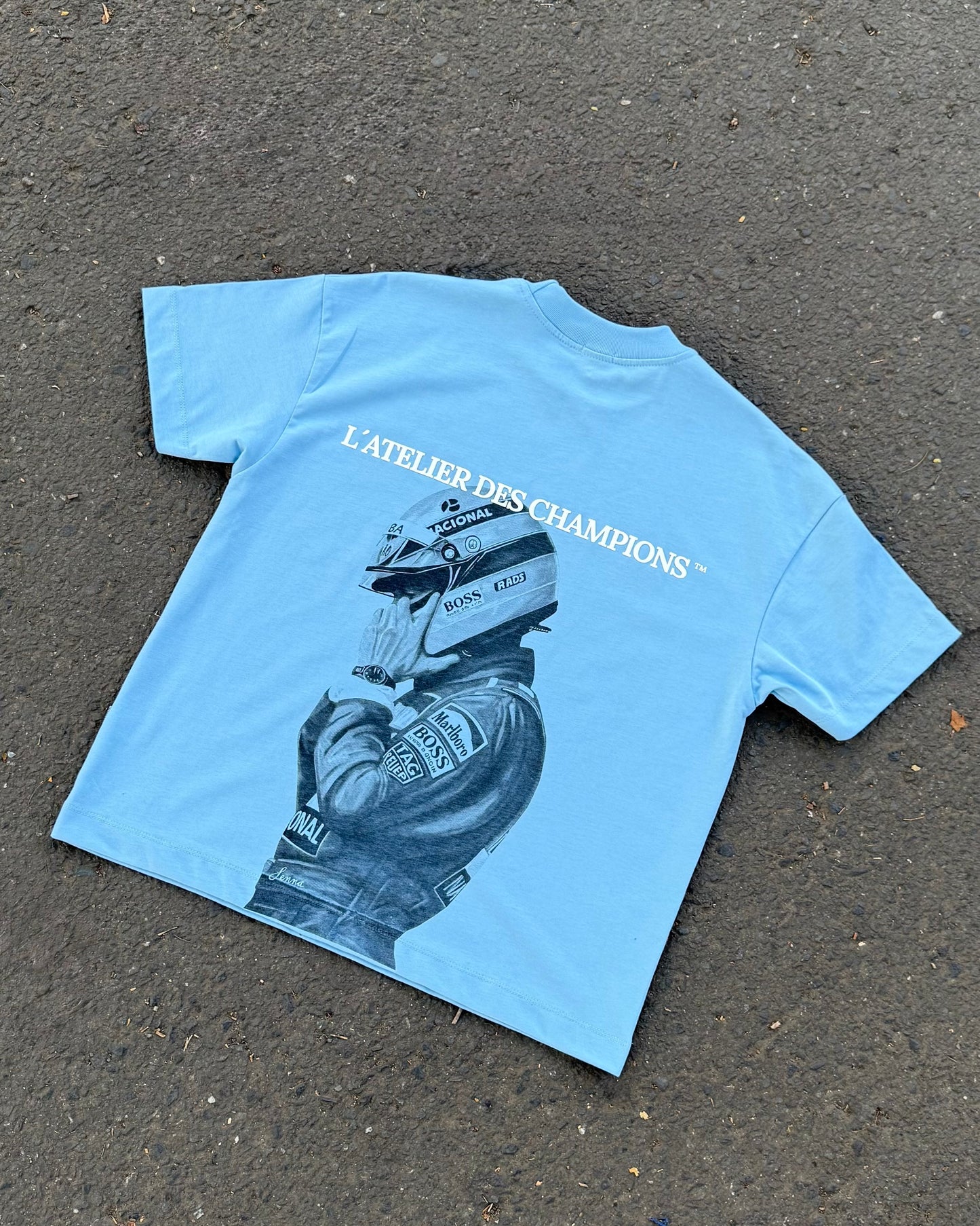 Idol F1 Oversized Tee – Baby Blue