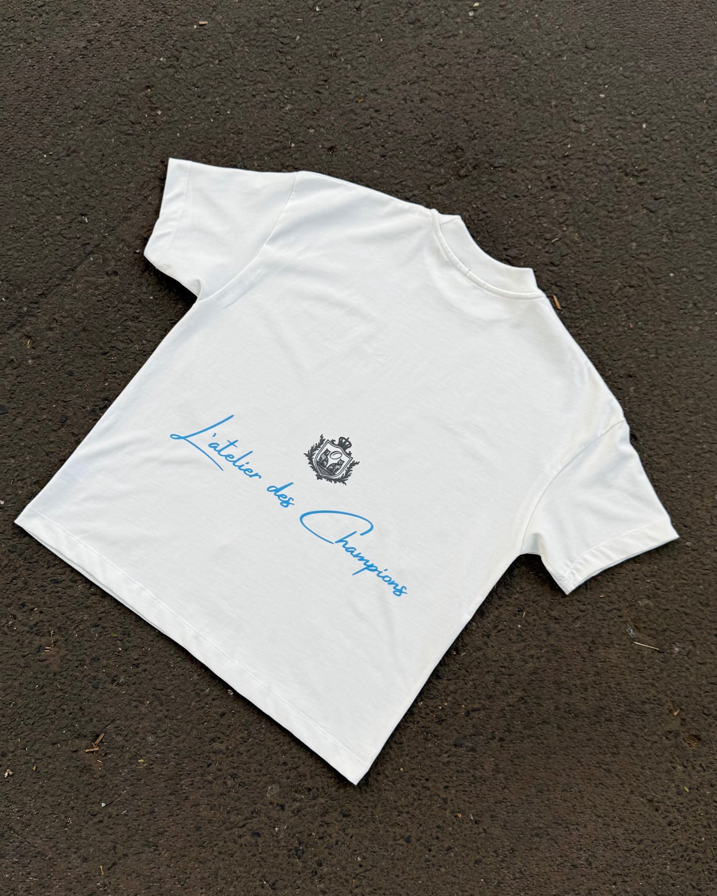 Champions Oversized Tee – Ivory