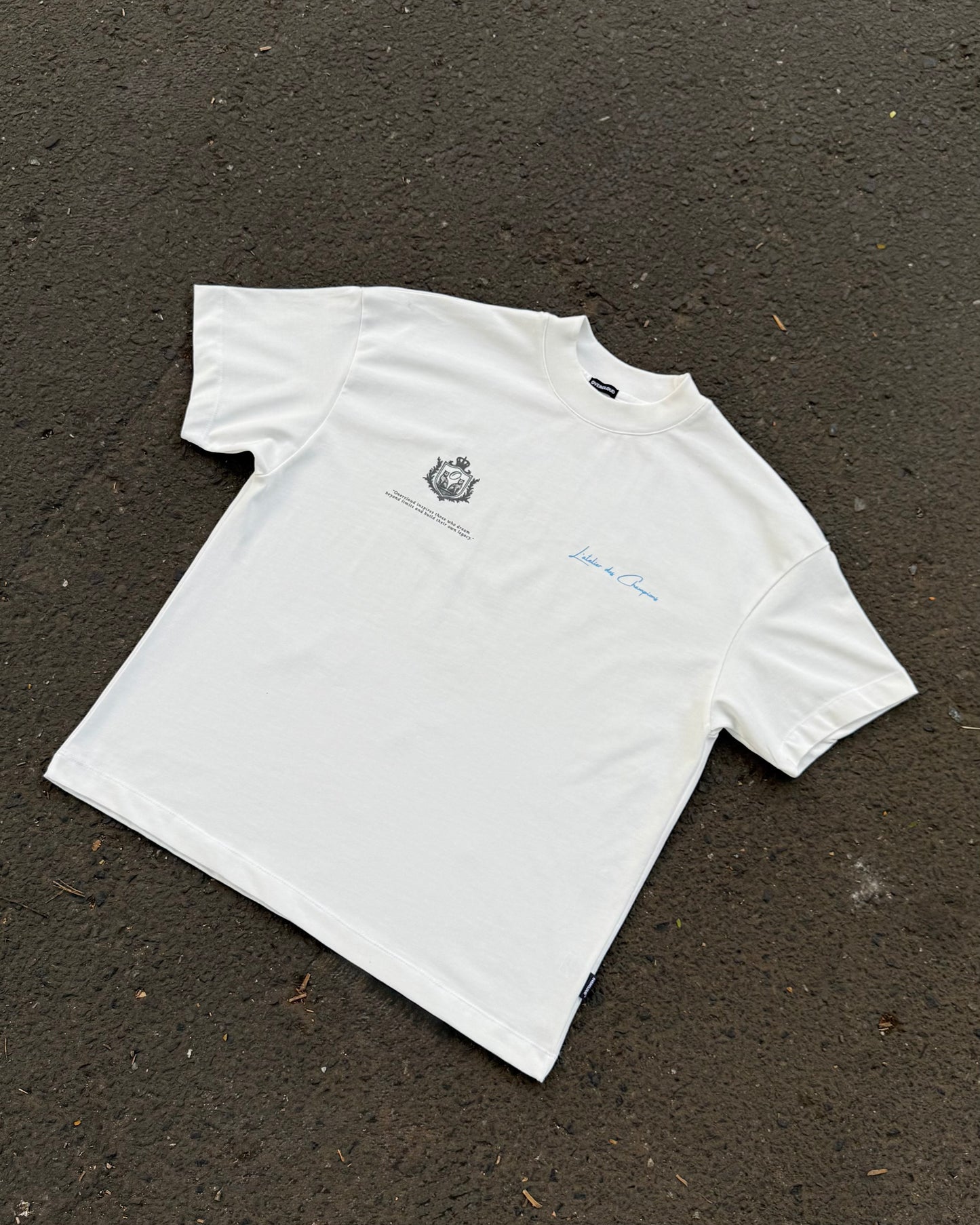 Champions Oversized Tee – Ivory
