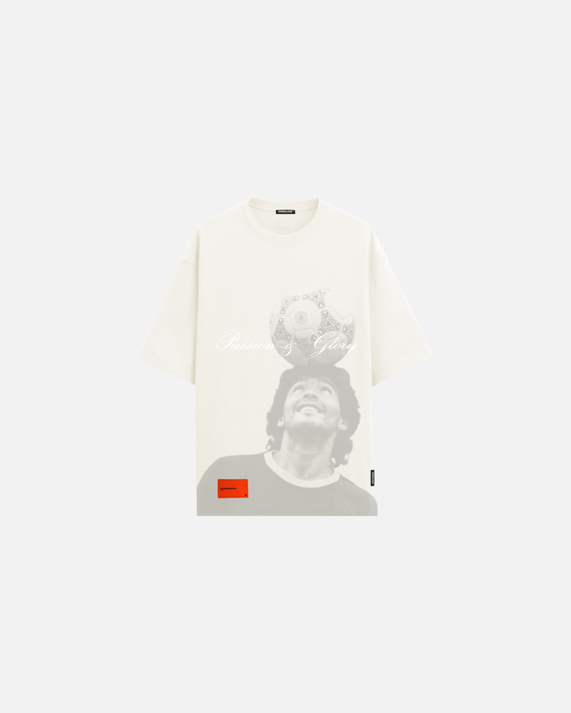 Maradona Tee Oversized - Ivory