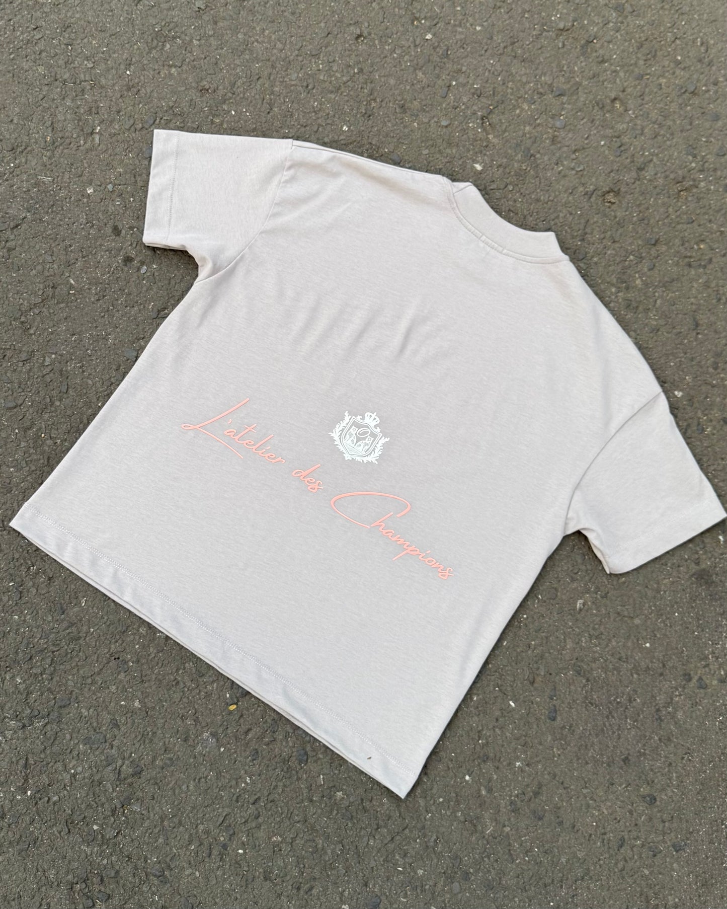 Champions Oversized Tee – Grey