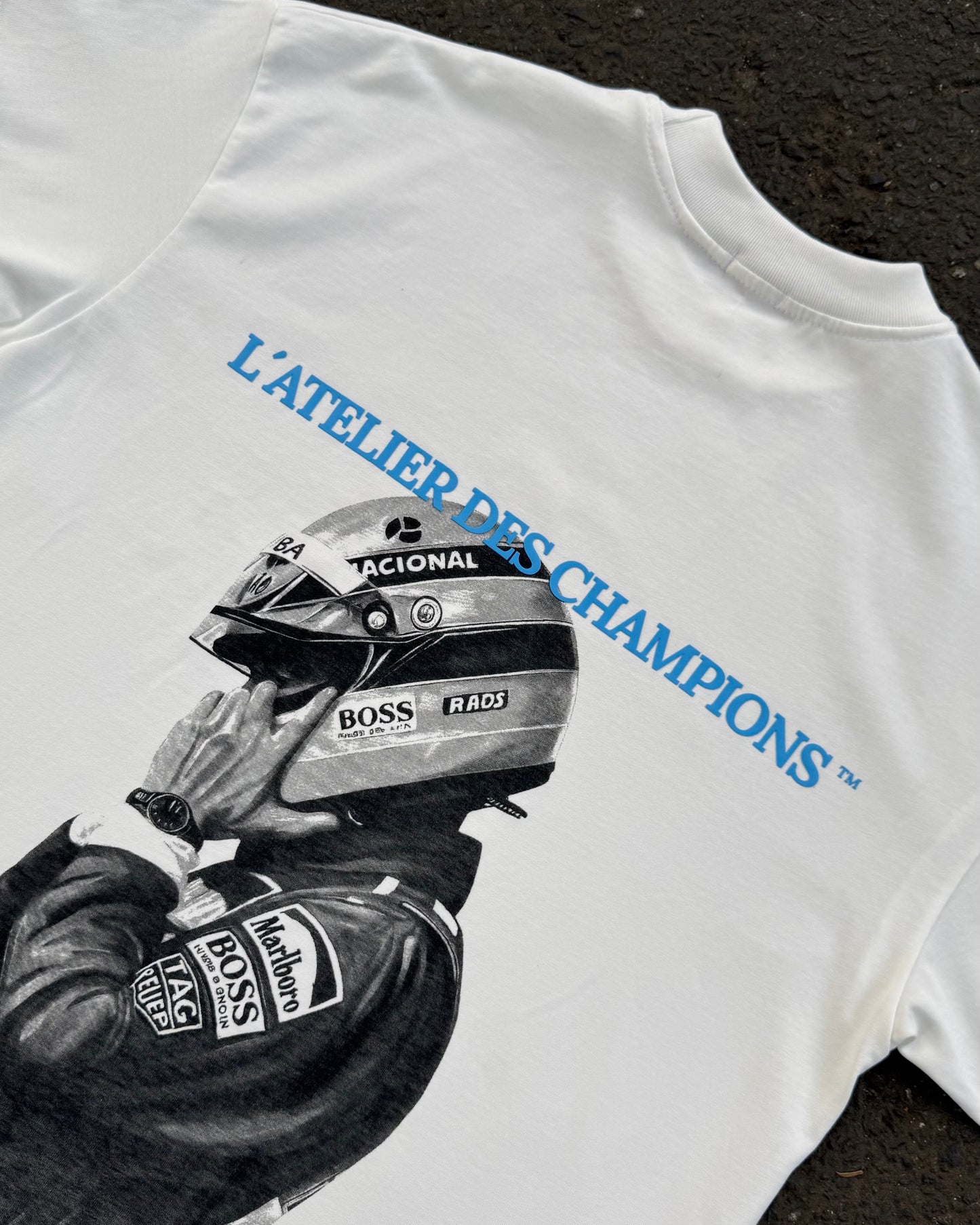 Idol F1 Oversized Tee – Ivory