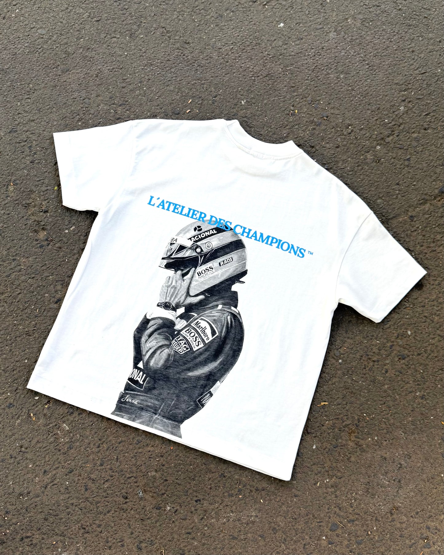 Idol F1 Oversized Tee – Ivory