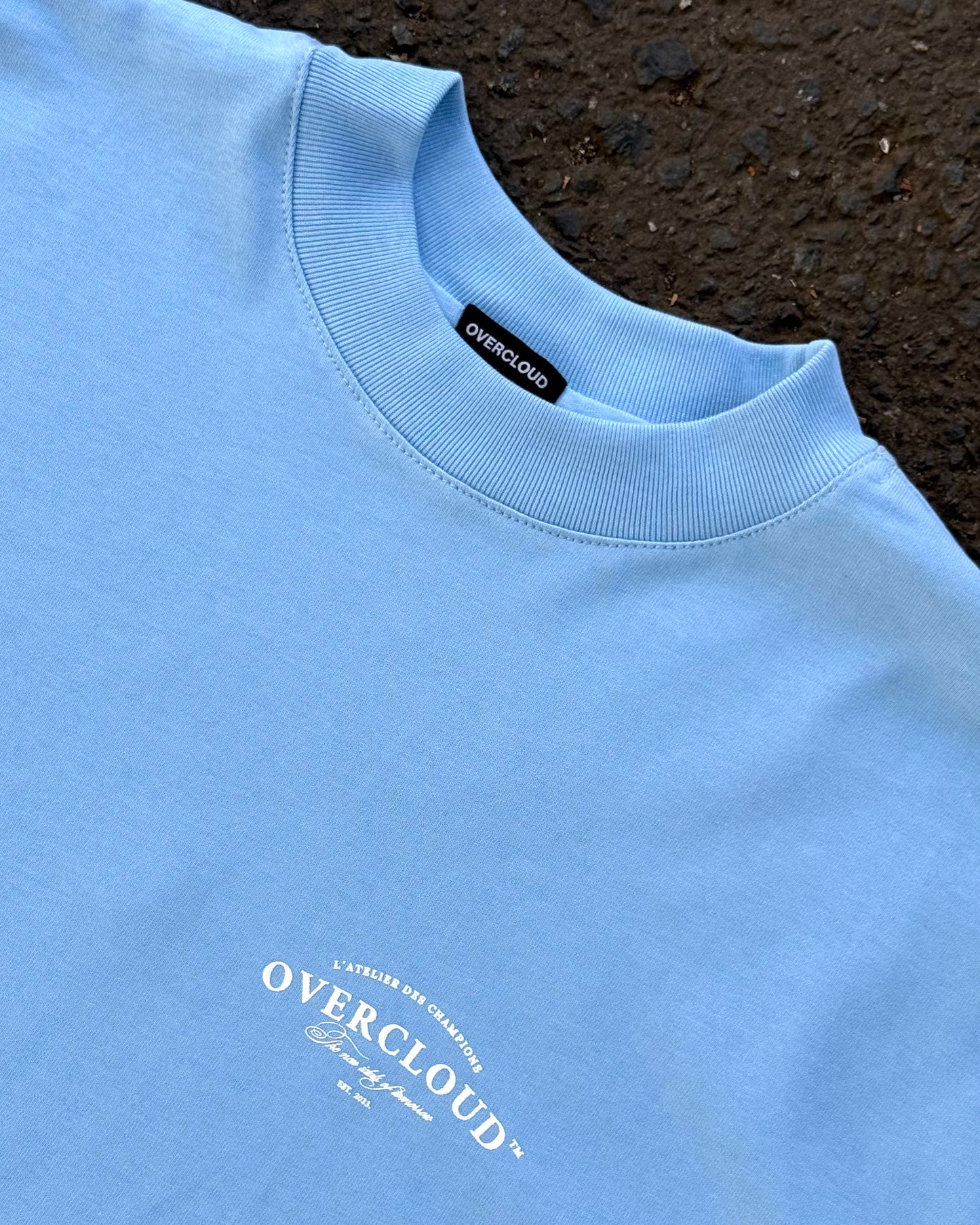 Angels Oversized Tee – Baby blue