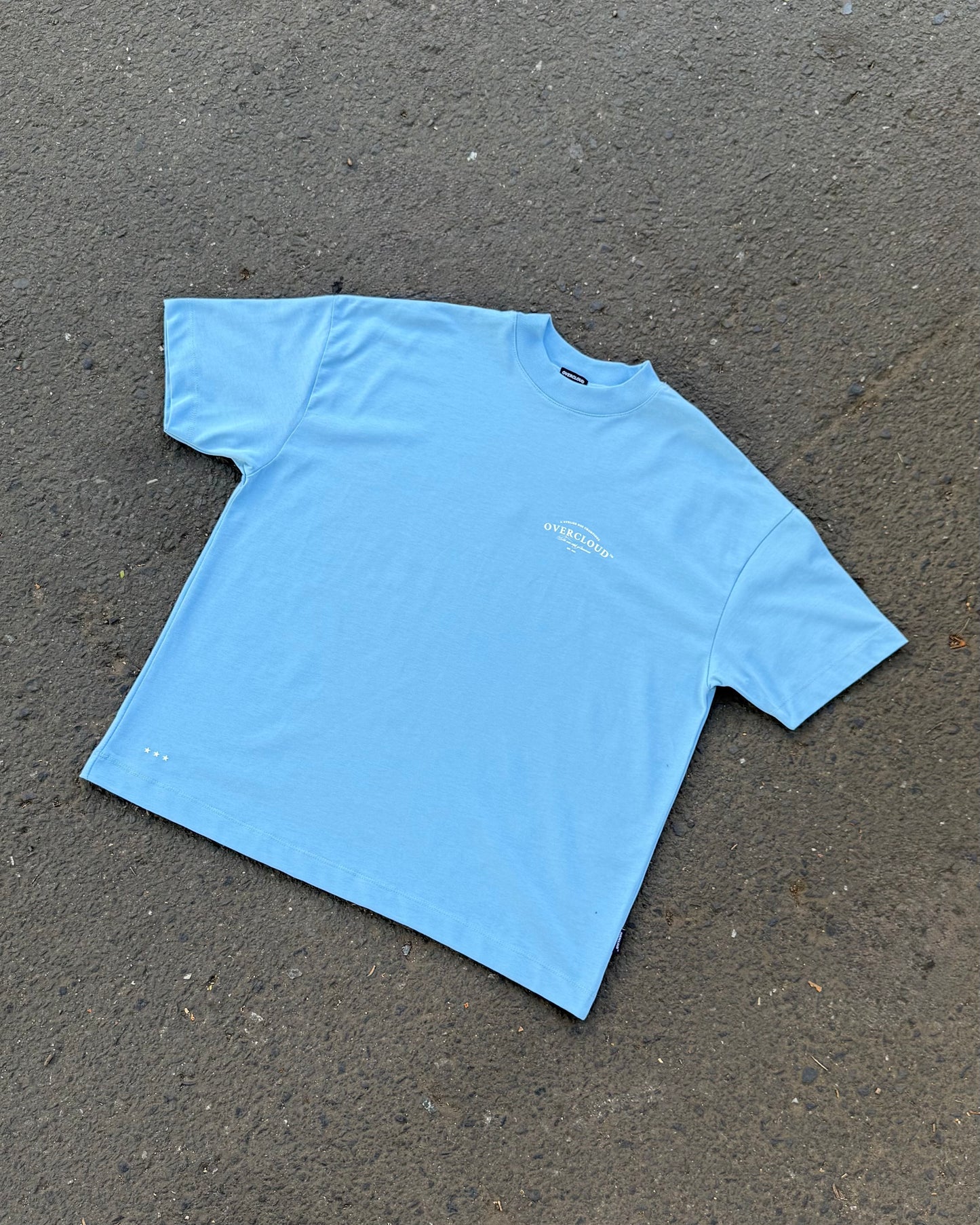 Angels Oversized Tee – Baby blue