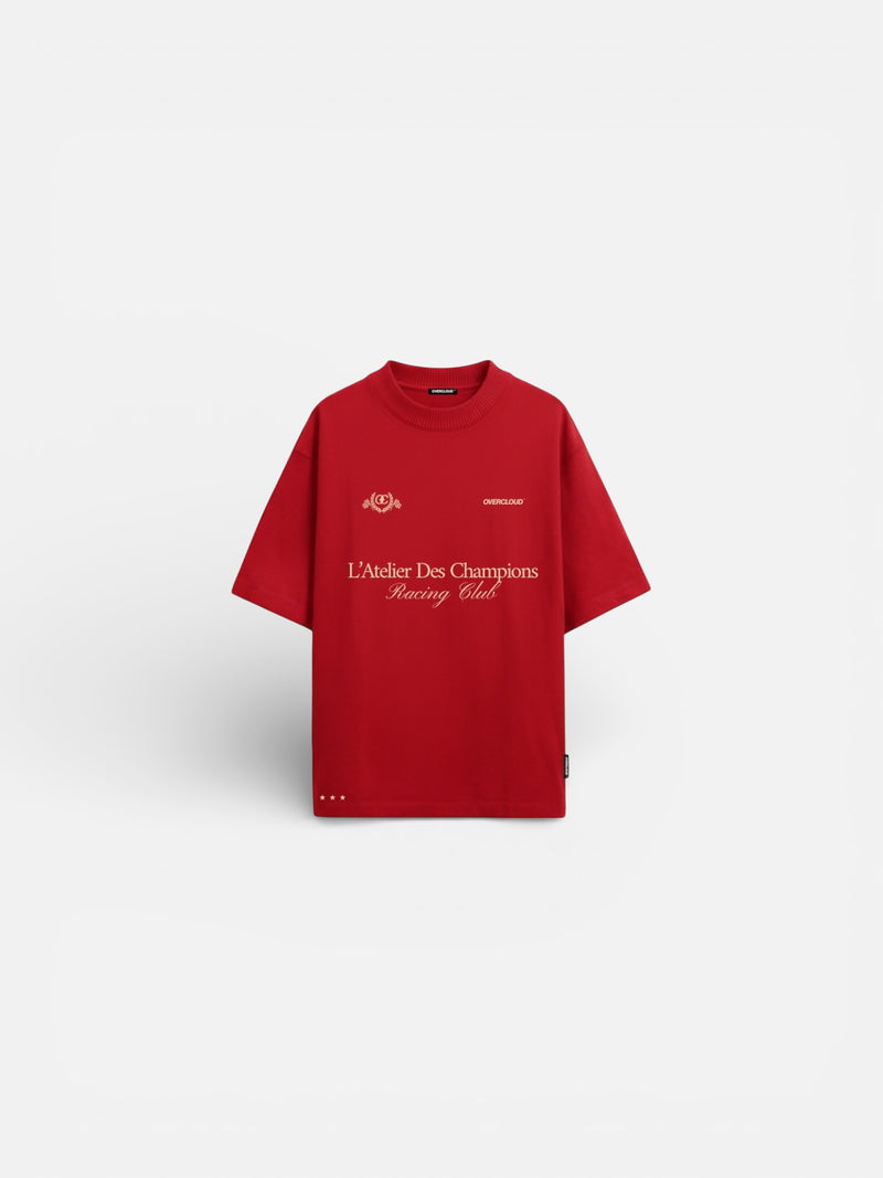 Racing Club Tee Oversized - Red
