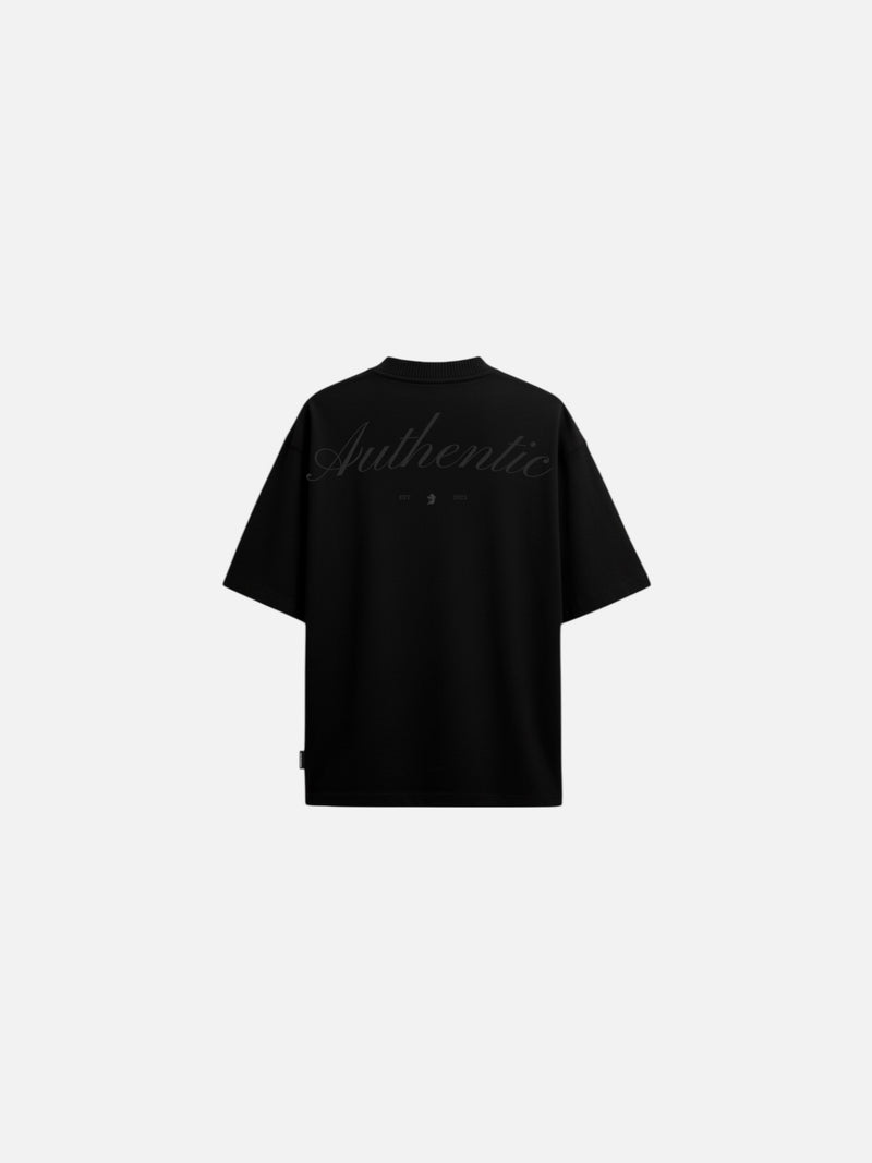 Authentic Tee Oversize - Black