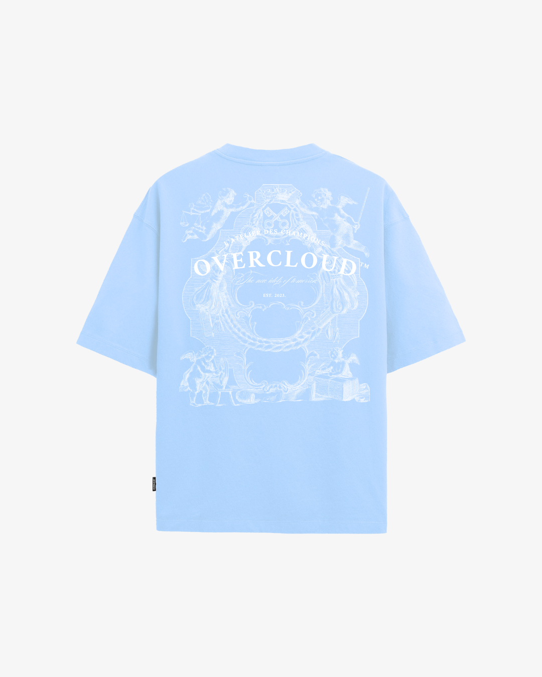 Angels Oversized Tee – Baby blue