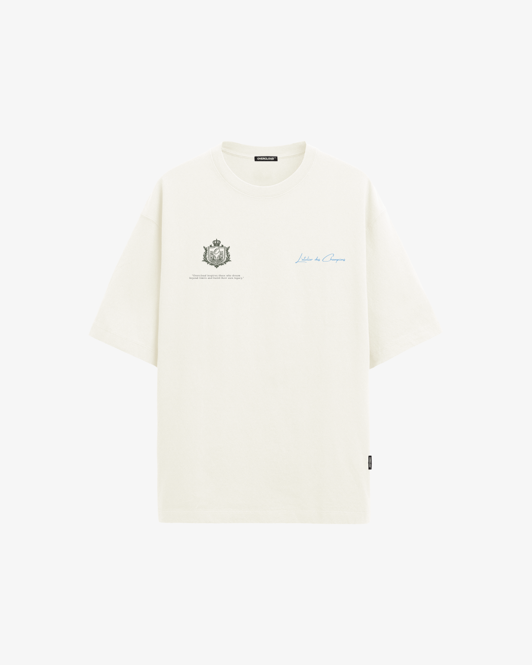 Champions Oversized Tee – Ivory