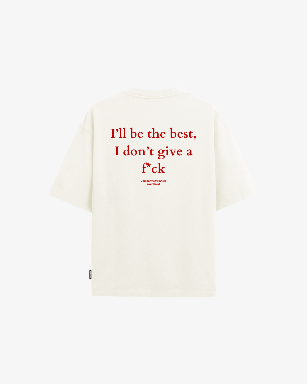 I don´t give a f**ck Tee marfil