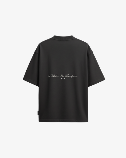 Heritage Oversized Tee – Dark Grey