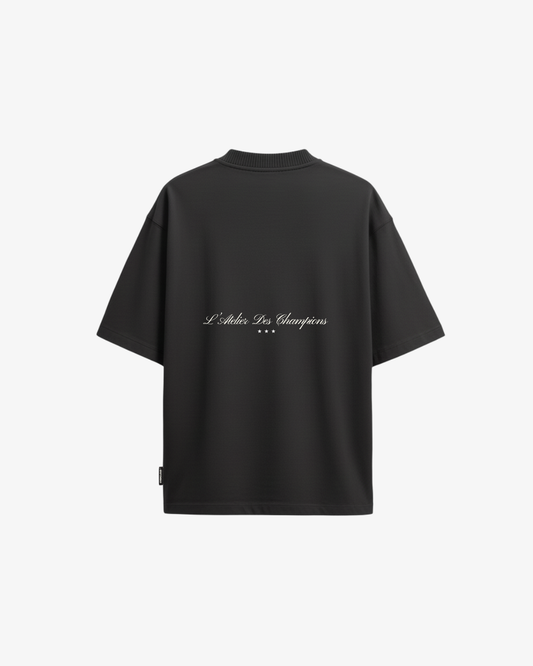 Heritage Oversized Tee – Dark Grey