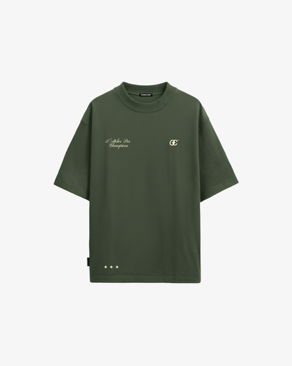 Overcloud Oversized Tee – Army Green
