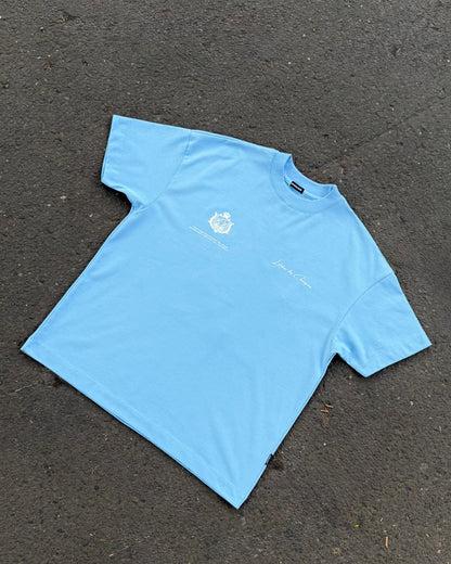 Champions Oversized Tee – Baby Blue