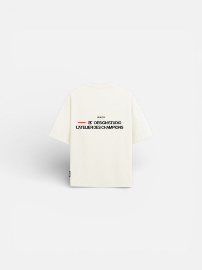 Design Tee Oversized - Ivory