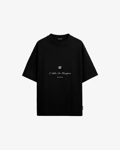 Heritage Oversized Tee – Black