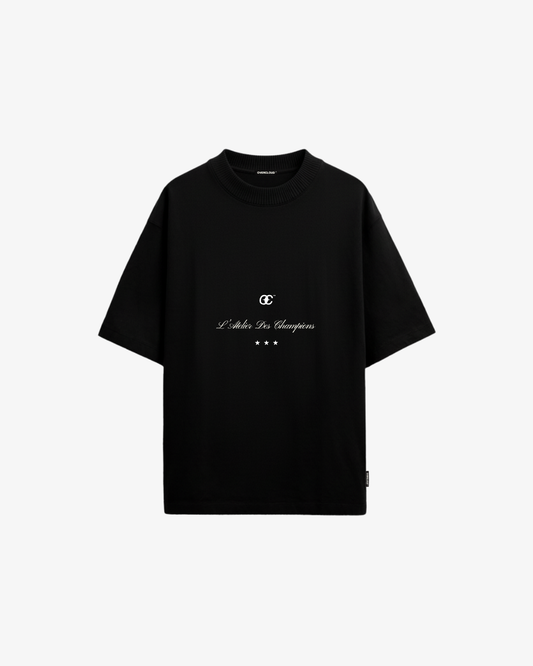 Heritage Oversized Tee – Black