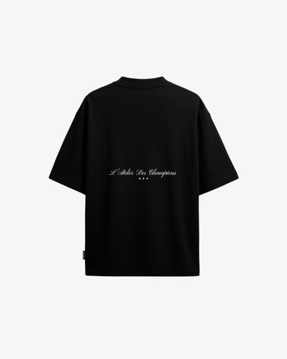 Heritage Oversized Tee – Black
