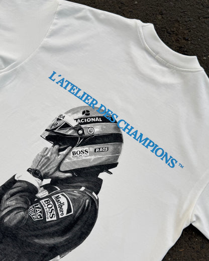 Idol F1 Oversized Tee – Ivory