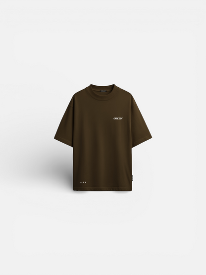 Design Tee Oversized - Brown