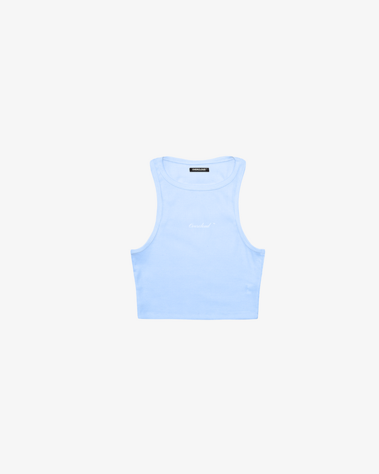 Crop top essential baby blue