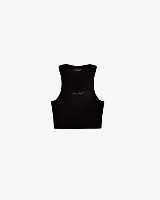Crop top essential black
