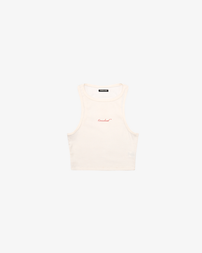 Crop top essential marfil