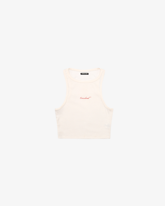 Crop top essential marfil