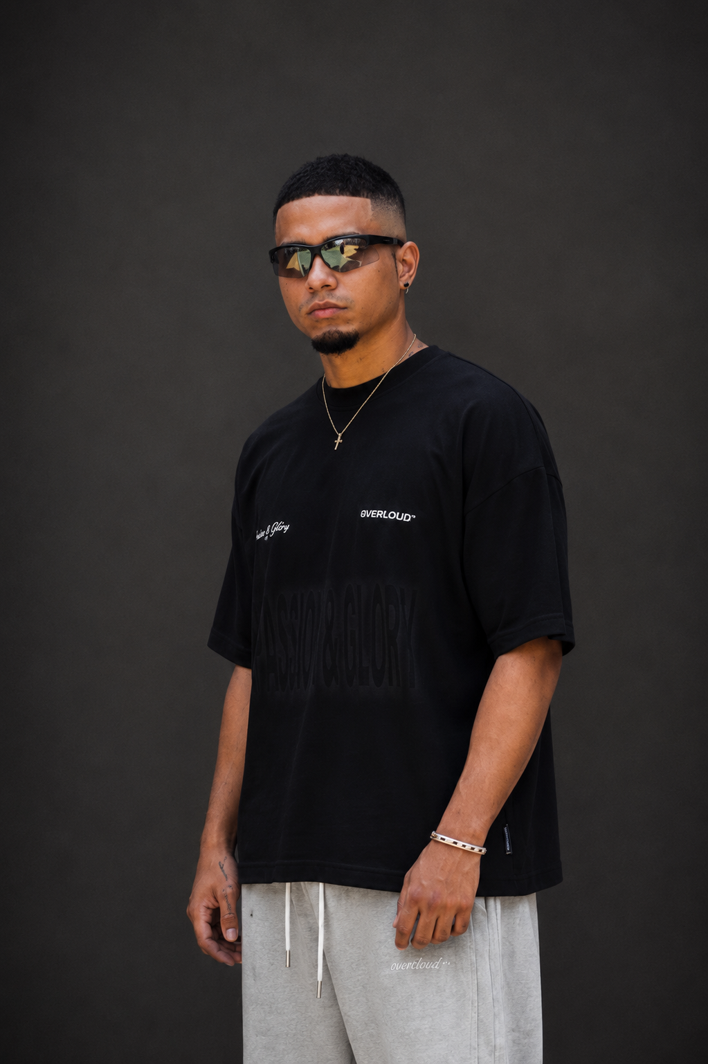P&G Tee Boxy Feet - Black