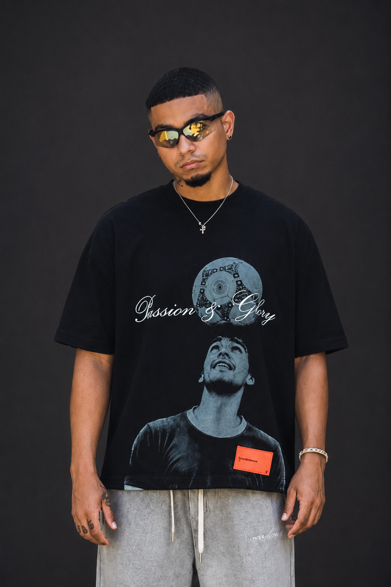 Maradona Tee Oversized - Black