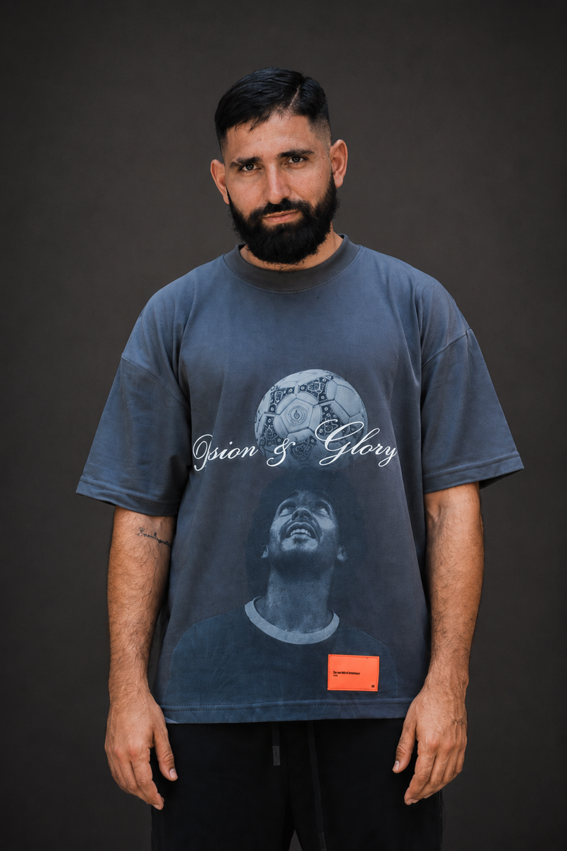 Maradona Tee Oversized - Grey