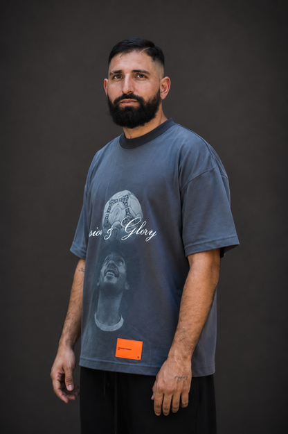 Maradona Tee Oversized - Grey
