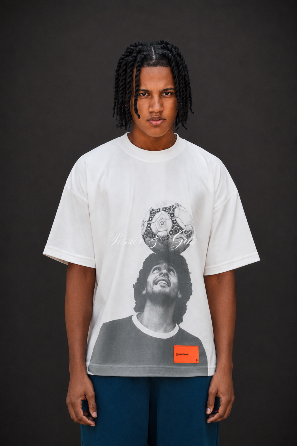 Maradona Tee Oversized - Ivory